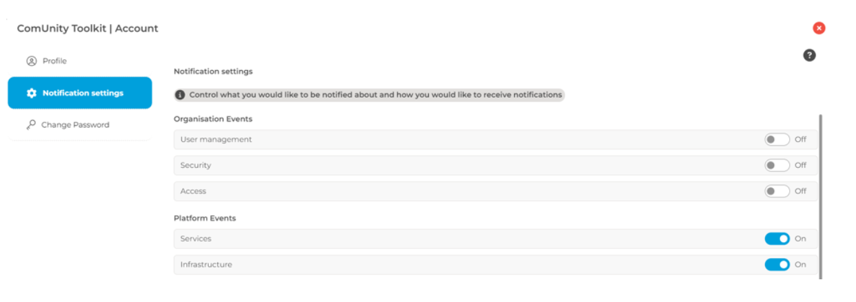 Platform Toolkit Notification Hub