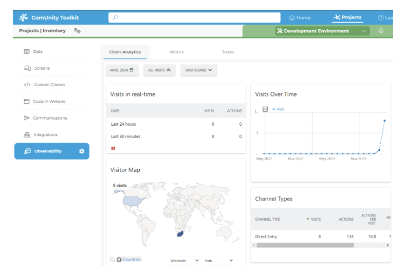 Observability Screen